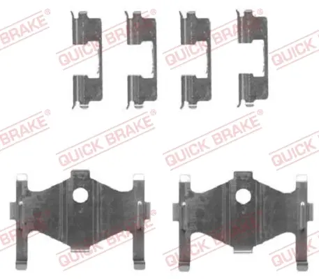 Р/к дискових гальм. колодок quick brake 109-1710