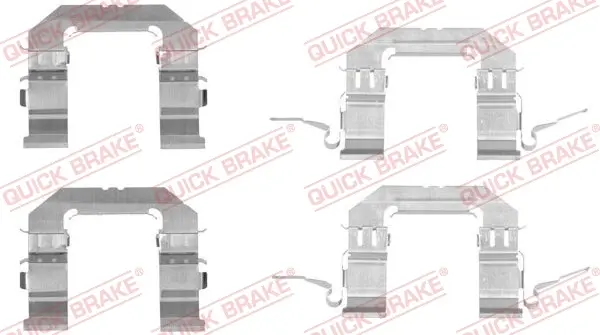 Р/к дискових гальм. колодок quick brake 109-1722