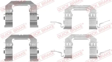 Р/к дискових гальм. колодок quick brake 109-1722