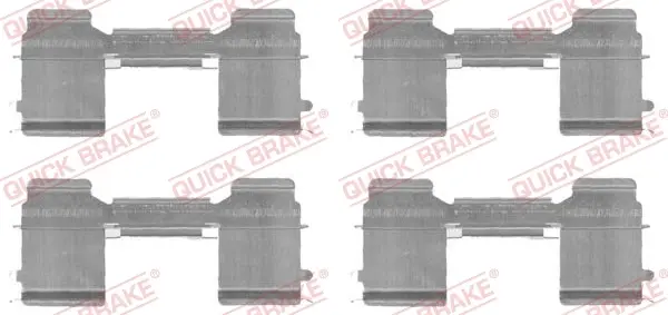 Р/к дискових гальм. колодок quick brake 109-1726