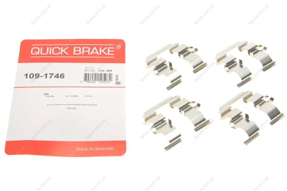 Р/к дискових гальм. колодок Quick Brake 109-1746 (фото 1)