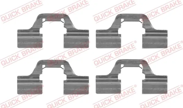 Р/к дискових гальм. колодок Quick Brake 109-1749 (фото 1)