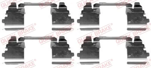 Р/к дискових гальм. колодок Quick Brake 109-1768 (фото 1)