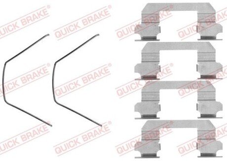 Р/к-кт гальмівних колодок перед. Nissan Tiida 1.5-1.8, 07- quick Brake 109-1789 на Ниссан Тиида