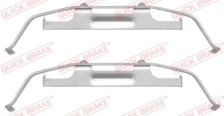 Рем/к-кт гальмівних колодок перед. BMW X5 (E53) 00-/5 (E39) -00 quick brake 109-1642