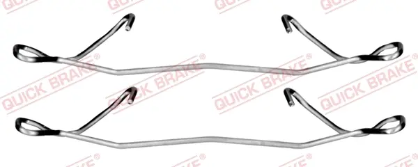 Рем-кт гальмівних колодок перед. Opel Omega B,Vectra A 2.0 ATE 89 quick brake 109-1180