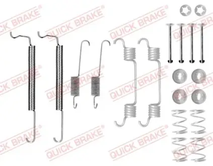 Ремкомплект колодок тормозных DAEWOO/CHEVROLET LANOS/AVEO зад. барабан. п/э уп. quick brake 1050849