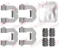 Ремкомплект направляющих тормозного суппорта quick brake 109-0162
