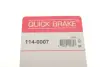 Ремкомплект направляющих тормозного суппорта quick brake 1140007
