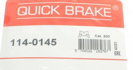 Ремкомплект гальмівного супорта quick Brake 114-0145