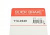 Ремкомплект гальмівного супорта quick Brake 114-0240