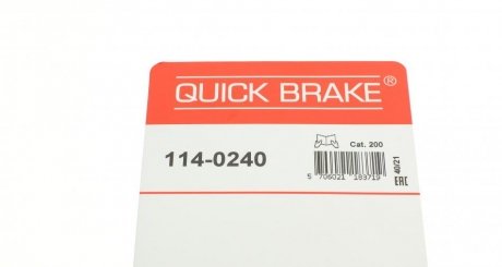 Ремкомплект гальмівного супорта quick Brake 114-0240