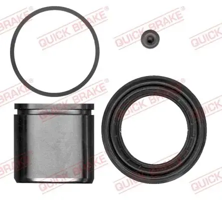 Ремкомплект направляющих тормозного суппорта quick brake 114-5274