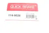 Ремкомплект направляющих тормозного суппорта quick brake 1149026