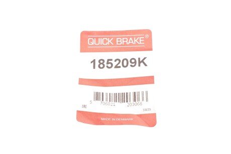 Ремкомплект направляющих тормозного суппорта quick Brake 185209K