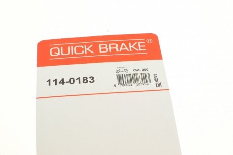 Ремкомплект гальмівного супорта quick Brake 114-0183