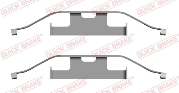 Ремкомплект заднего тормозного суппорта quick brake 109-1682