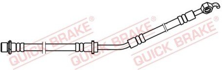 Гальмівний шланг quick Brake 50750 на Тойота Ярис