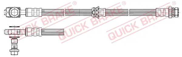 Гальмівний шланг Quick Brake 50832X (фото 1)