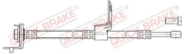 Гальмівний шланг Quick Brake 50856X (фото 1)
