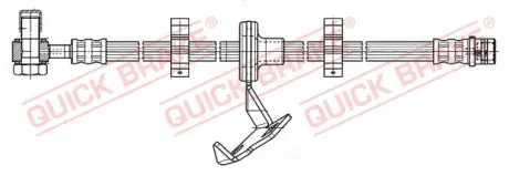 Гальмівний шланг Quick Brake 59.987X