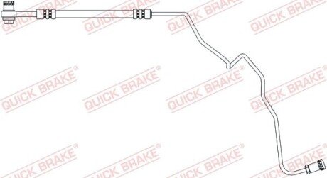 Гальмівний шланг quick Brake 96.019X на Опель Корса д