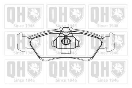 Тормозні (гальмівні) колодки Quinton Hazell BP869