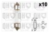 Автолампа C10W 12V 10W SV8.5 10шт L=38mm quinton hazell QBL272
