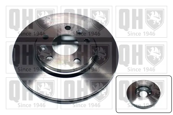 Гальмiвнi диски переднi, 280mm quinton hazell BDC5838