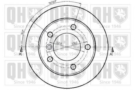 Гальмiвнi диски quinton Hazell BDC4699