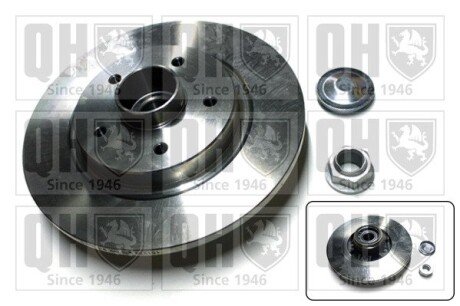 Гальмiвнi диски з пiдшипником quinton Hazell BDC5837 на Рено Кенго 2