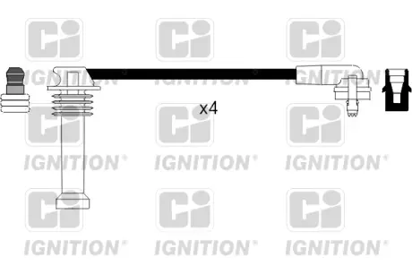 Комплект проводiв запалювання Quinton Hazell XC402