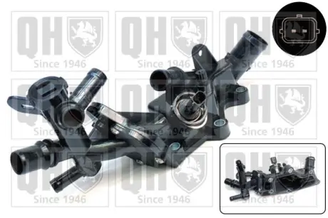 Корпус термостата Renault Kangoo/Megane III/Dokker 1.2TCe 12- quinton hazell QTH1032CF Ниссан Жук