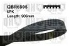 Ремiнь клиновий 6PK#906 quinton hazell QBR6906