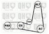 Ремiнь клиновий к-т QTA703,QBR61150 quinton Hazell QDK1