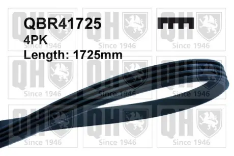 Ремiнь клиновий quinton hazell QBR41725
