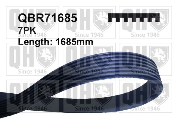 Ремiнь клиновий quinton hazell QBR71685