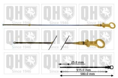 Щуп масляний quinton Hazell QOD130