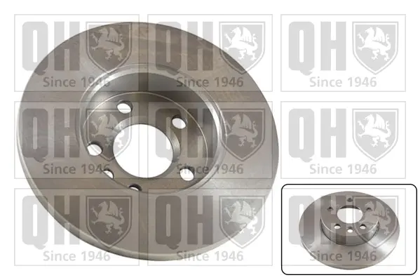 Тормозной диск quinton hazell BDC4734