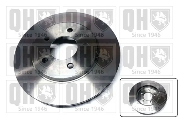Вентилируемый тормозной диск quinton hazell BDC5145