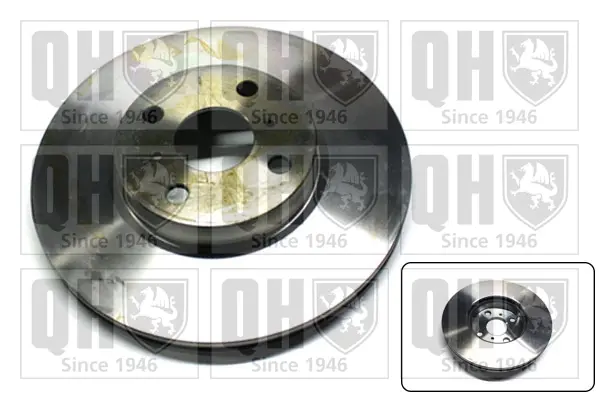 Вентилируемый тормозной диск quinton hazell BDC5554