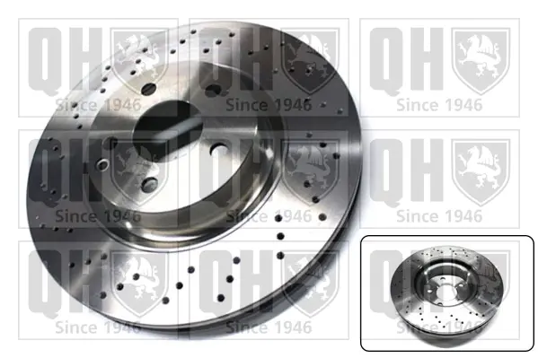 Вентилируемый тормозной диск quinton hazell BDC5638