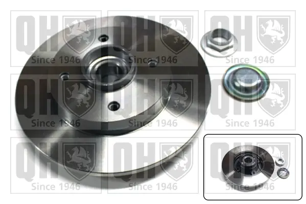 Тормозной диск quinton hazell BDC5771