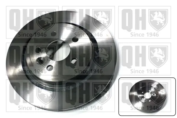 Вентилируемый тормозной диск quinton hazell BDC5852