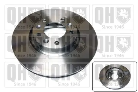 Вентилируемый тормозной диск quinton hazell BDC6099