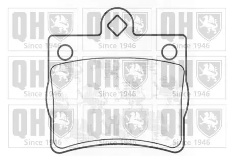 Тормозные колодки quinton hazell BP1062