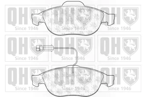 Тормозные колодки quinton hazell BP1078