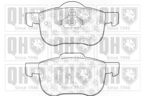 Тормозные колодки quinton hazell BP1103