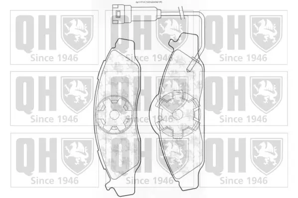 Тормозные колодки quinton hazell BP1177