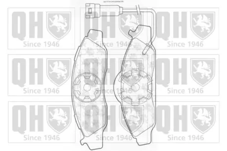 Тормозные колодки quinton hazell BP1177
